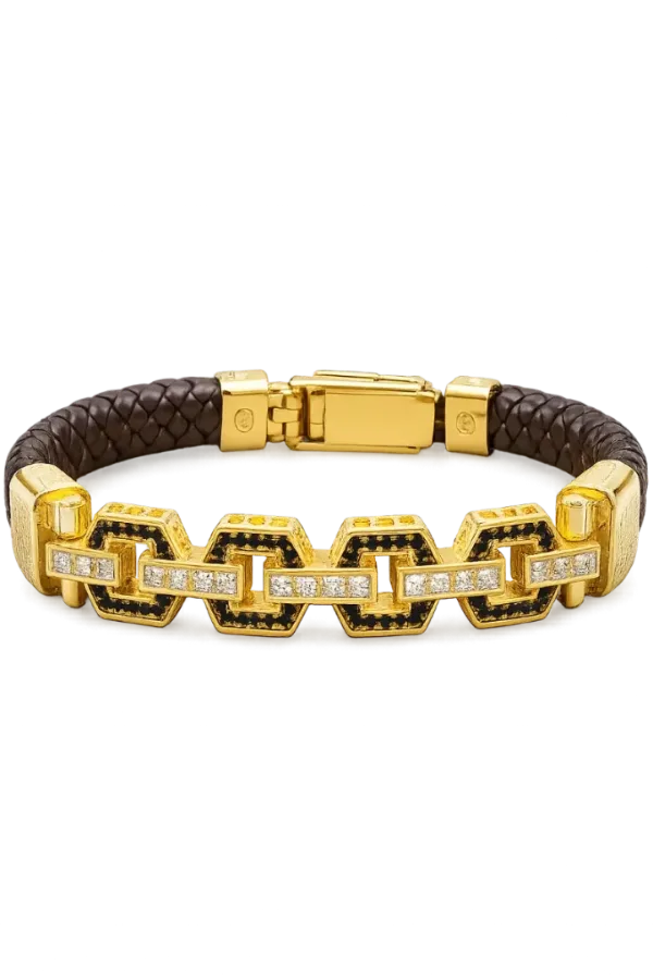 Pulsera Línea Preto — Preto