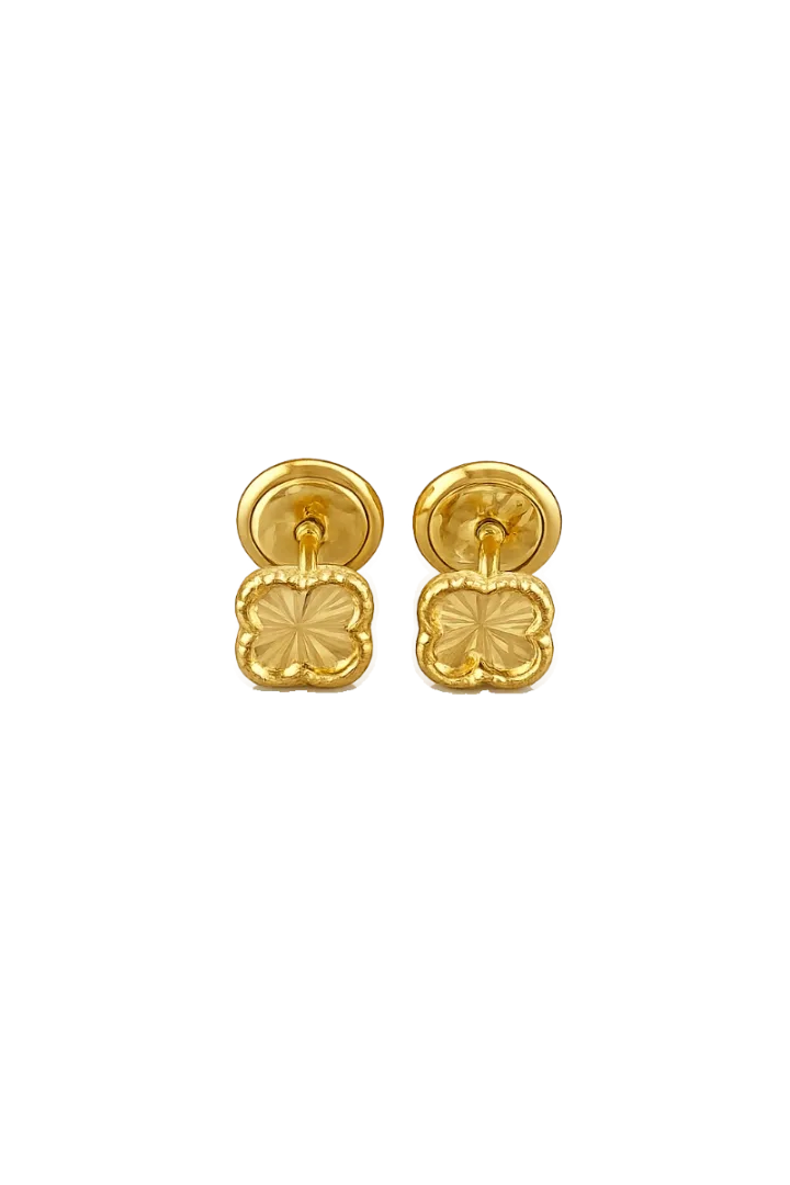 Pendiente Trébol Dala&Co — Dala&Co · pendientes en oro 18k
